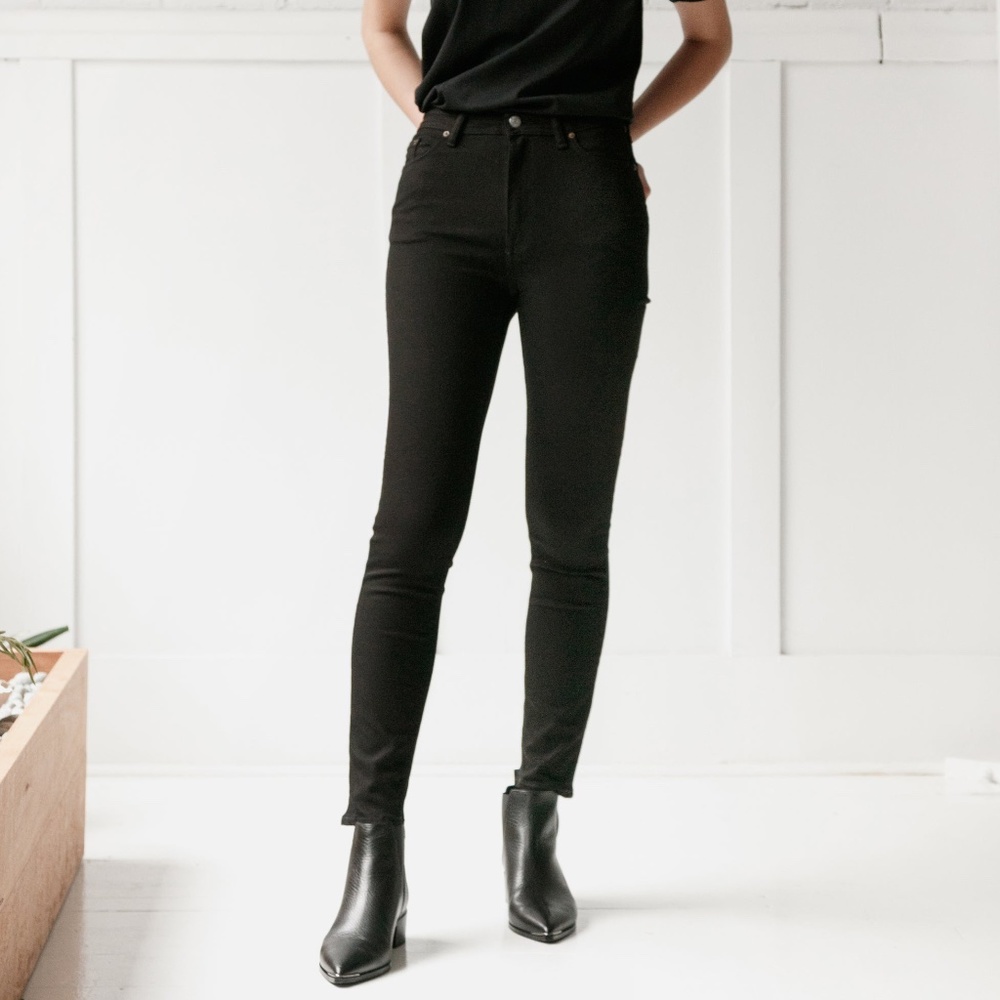 Acne Studios Bla Konst Peg black skinny jeans size 28